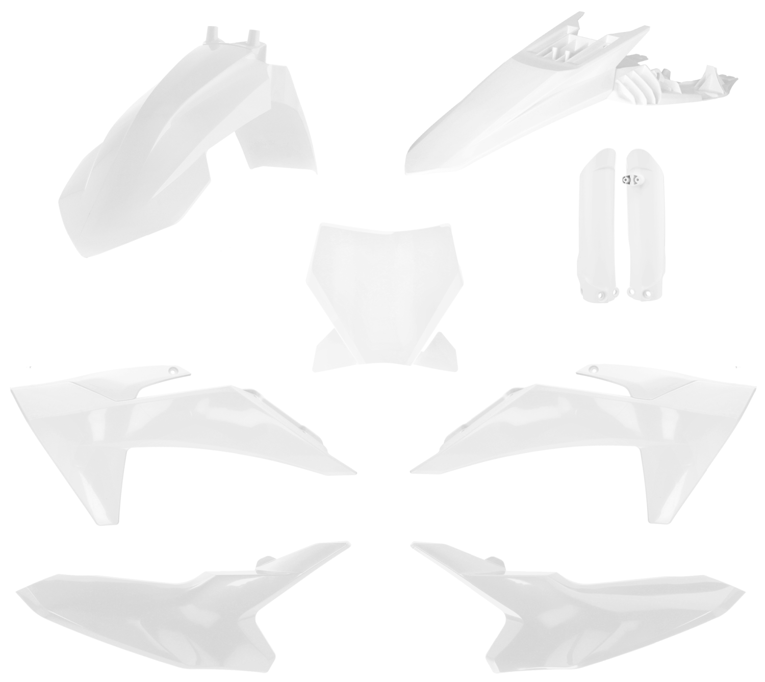 ACERBIS PLASTIC KIT KTM SX65 24-26 WHITE