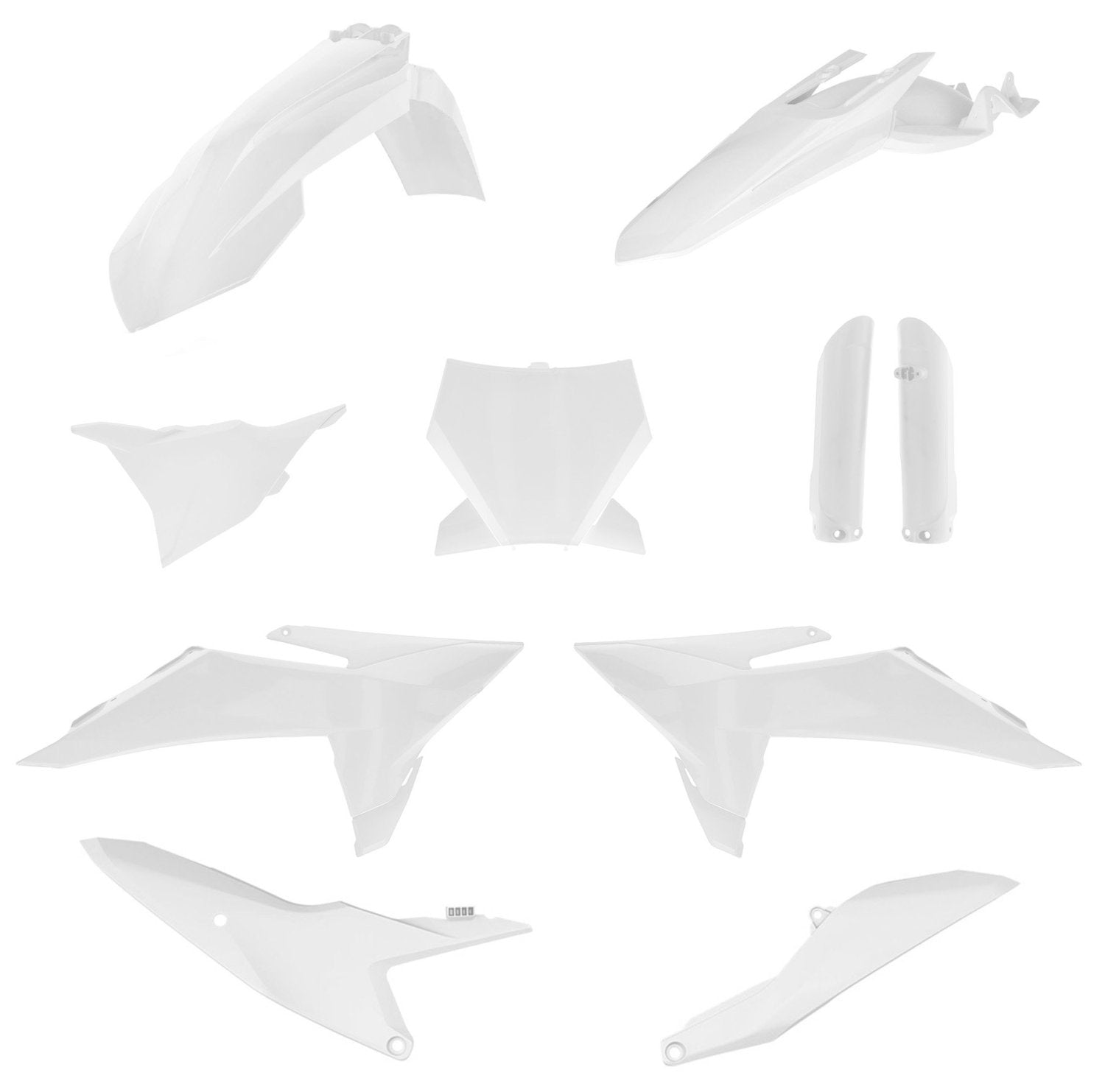 ACERBIS PLASTIC KIT KTM SX85 25-26 WHITE