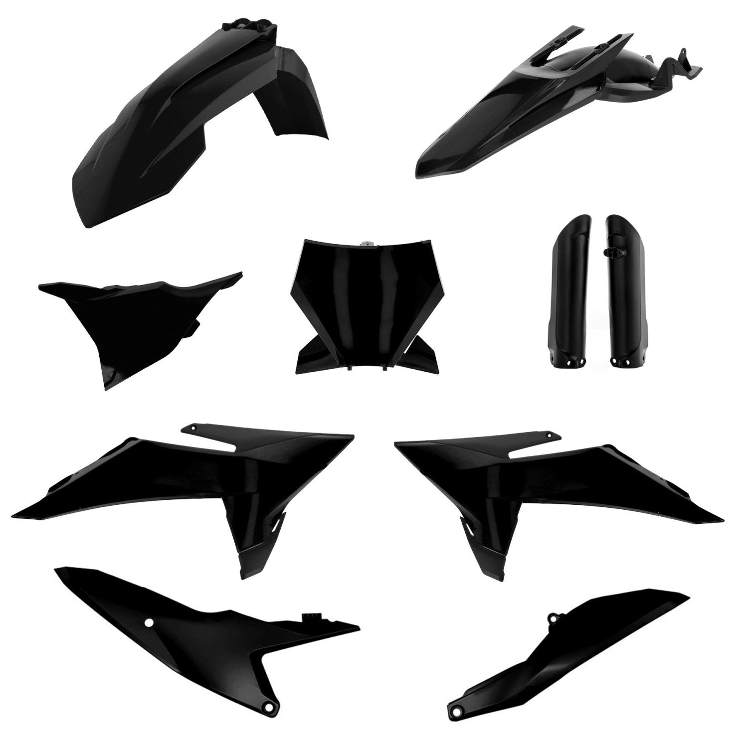 ACERBIS PLASTIC KIT KTM SX85 25-26 BLACK