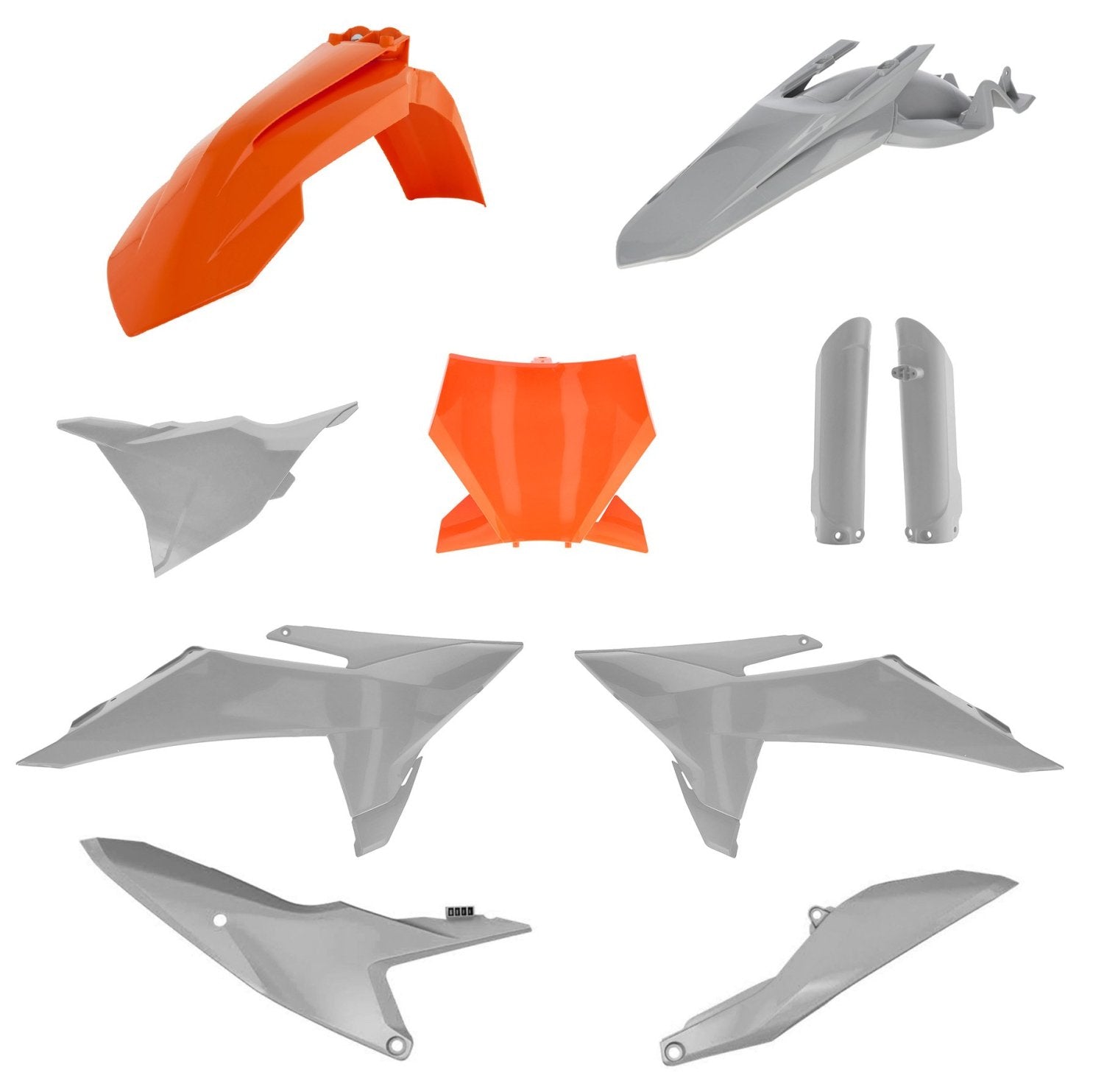 ACERBIS PLASTIC KIT KTM SX85 25-26 ORANGE GREY
