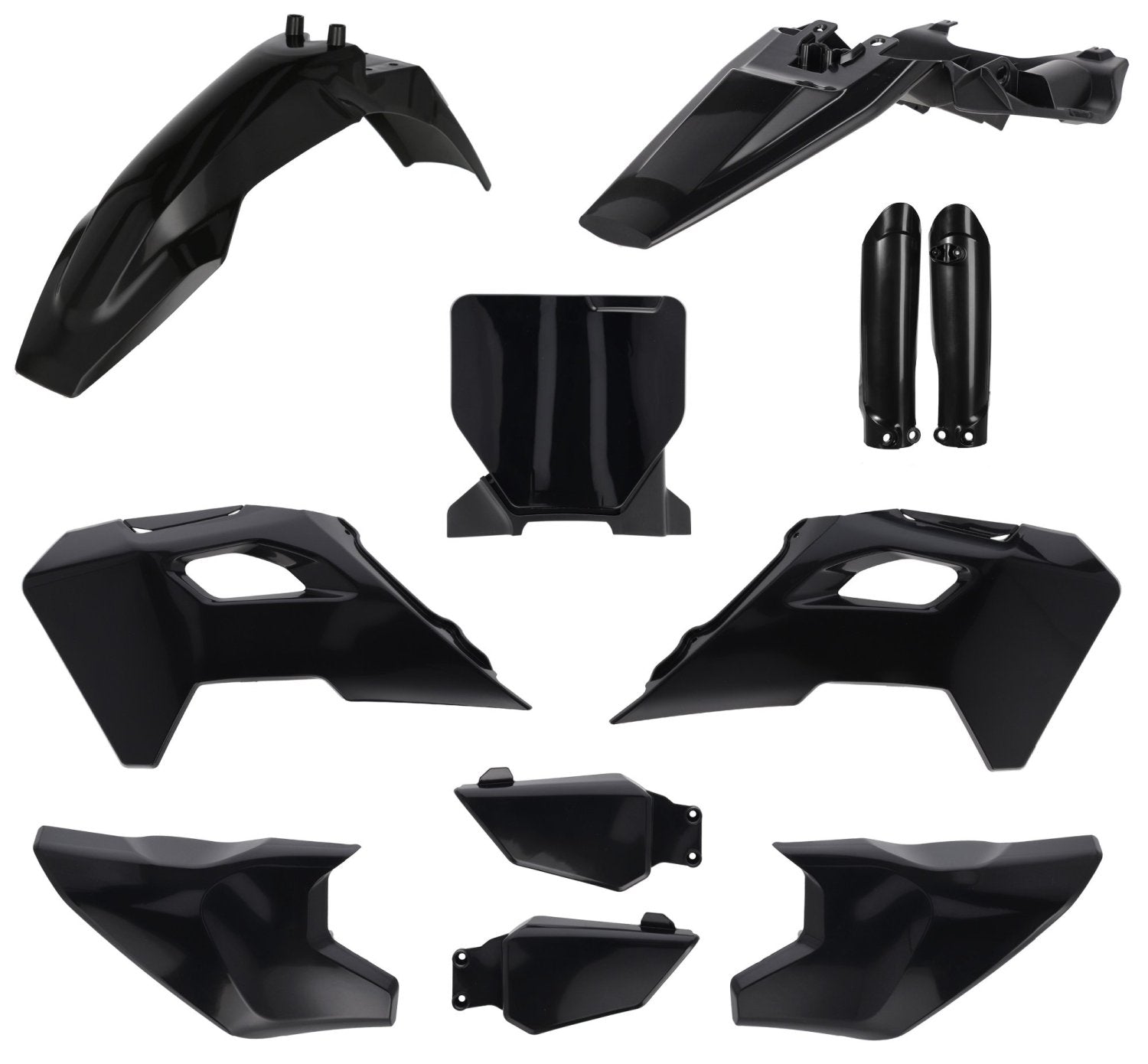 ACERBIS PLASTIC KIT HUSQVARNA TC 50 24-26 BLACK