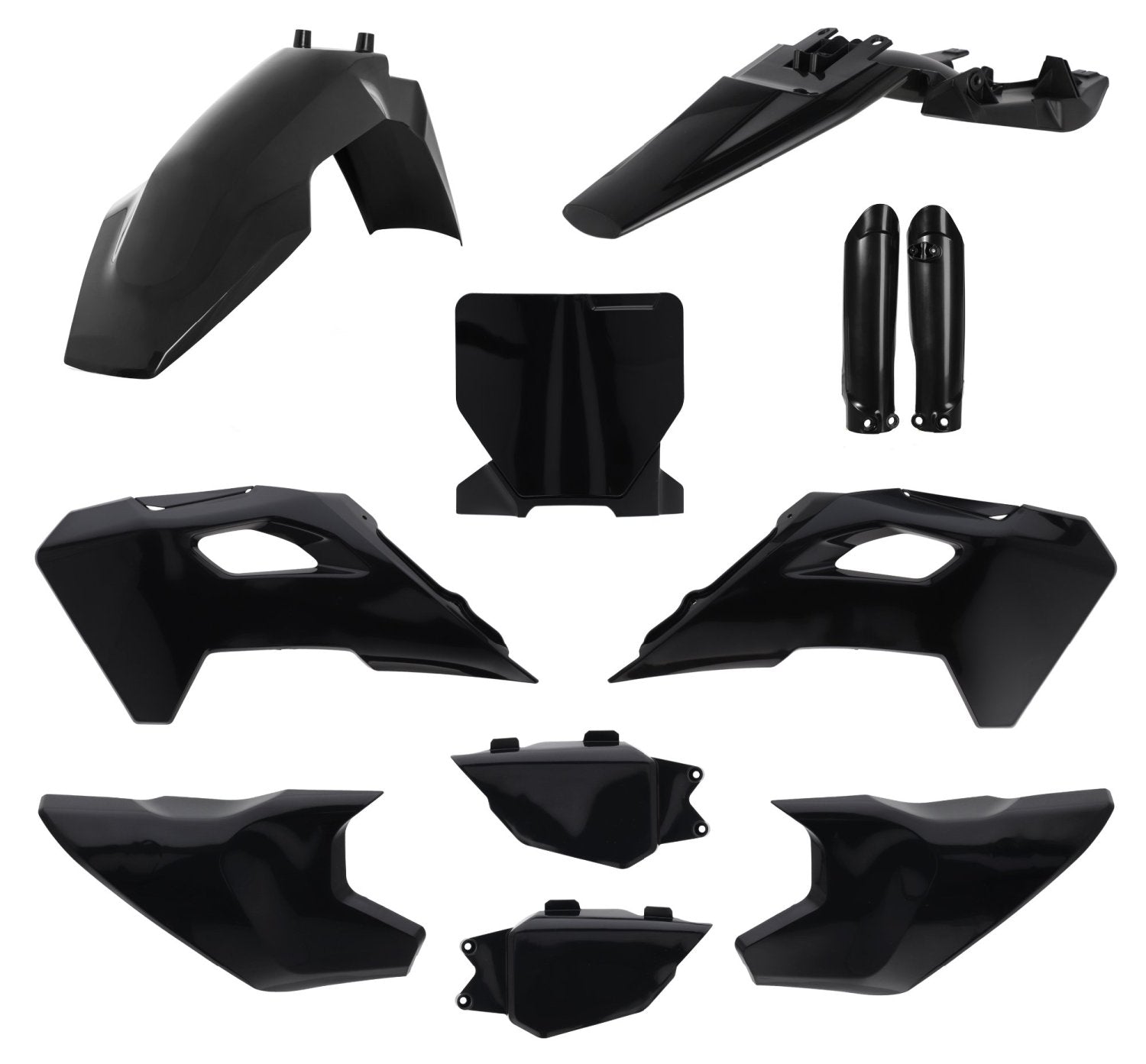 ACERBIS PLASTIC KIT HUSQVARNA TC 65 24-26 BLACK