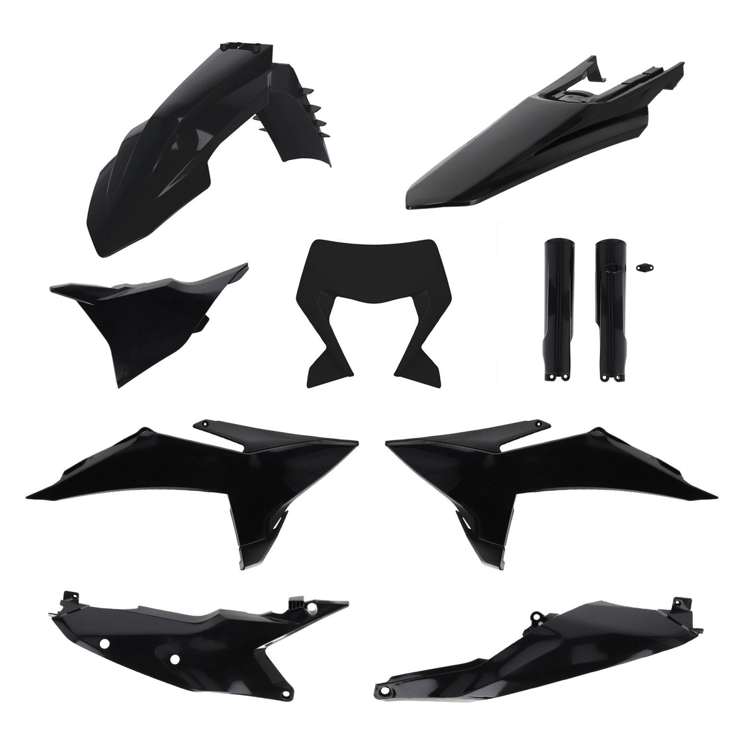 ACERBIS PLASTIC KIT KTM EXC EXCF 26 BLACK