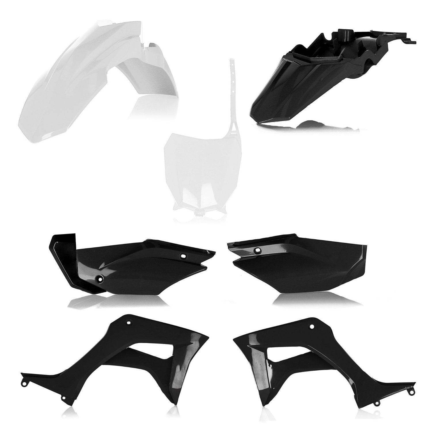 ACERBIS PLASTIC KIT HONDA CRF 110F 19-26 WHITE BLACK