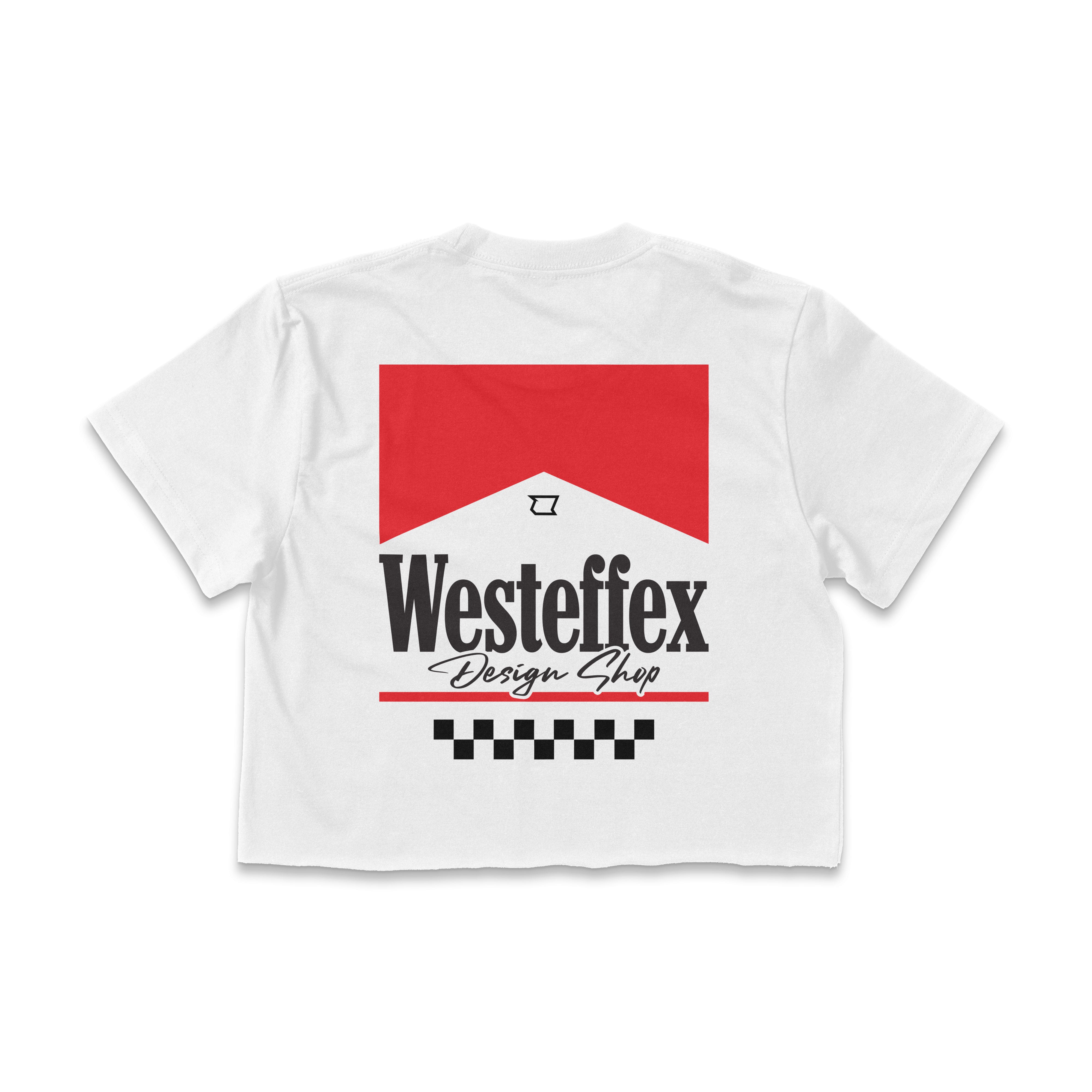 CROPPED "RED LABEL" TEE