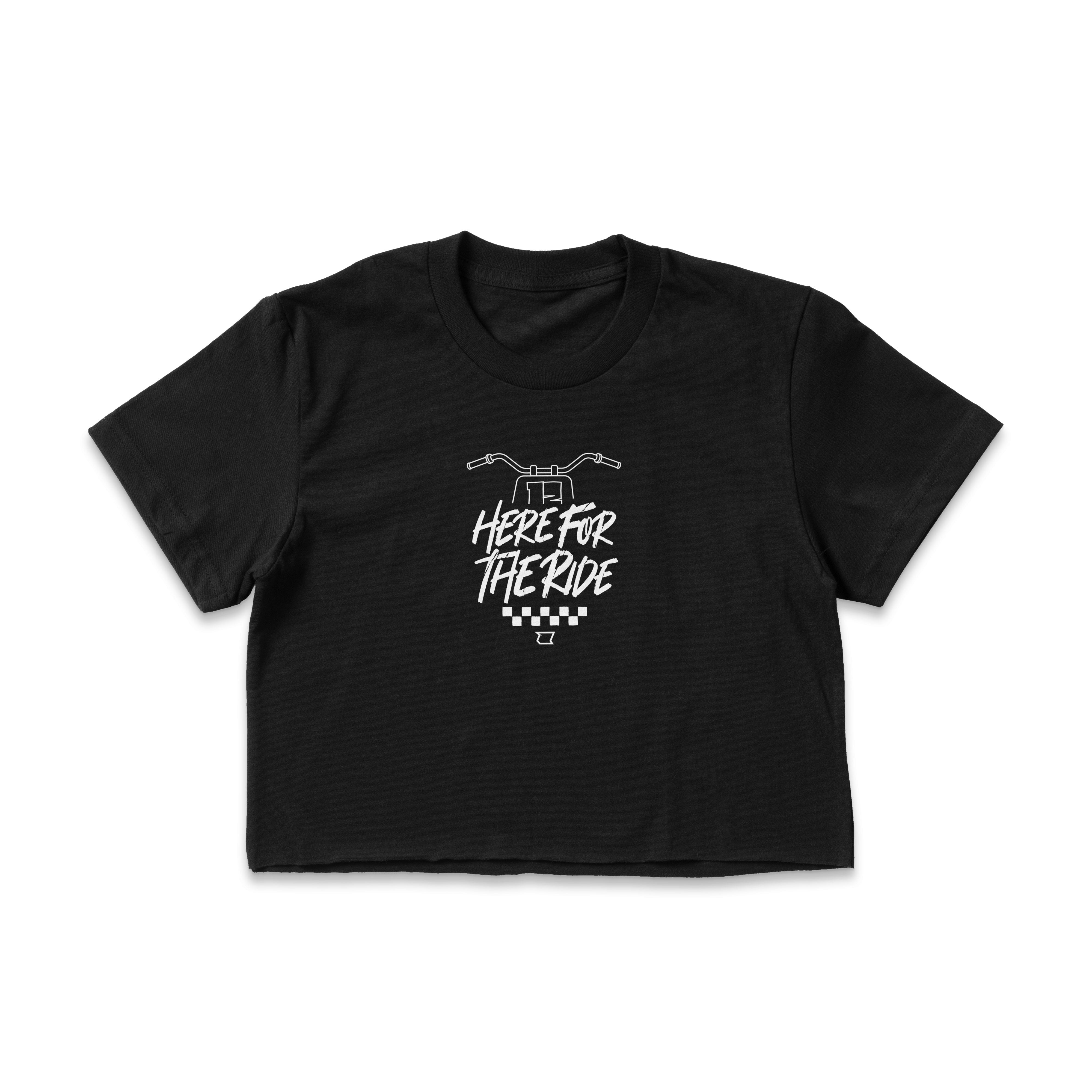 CROPPED "FOR THE RIDE" TEE
