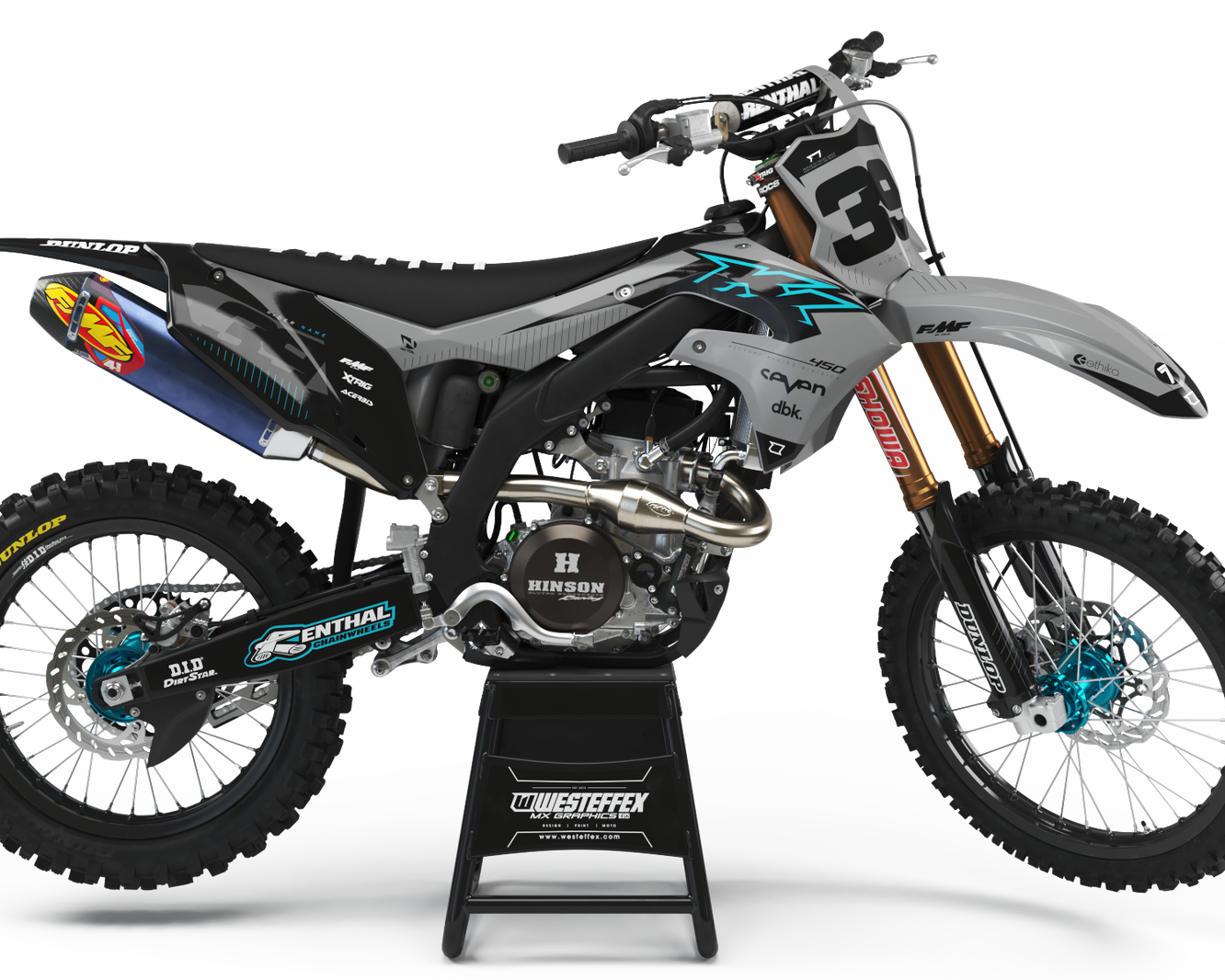 Kawasaki Fraction - Grey - Westeffex