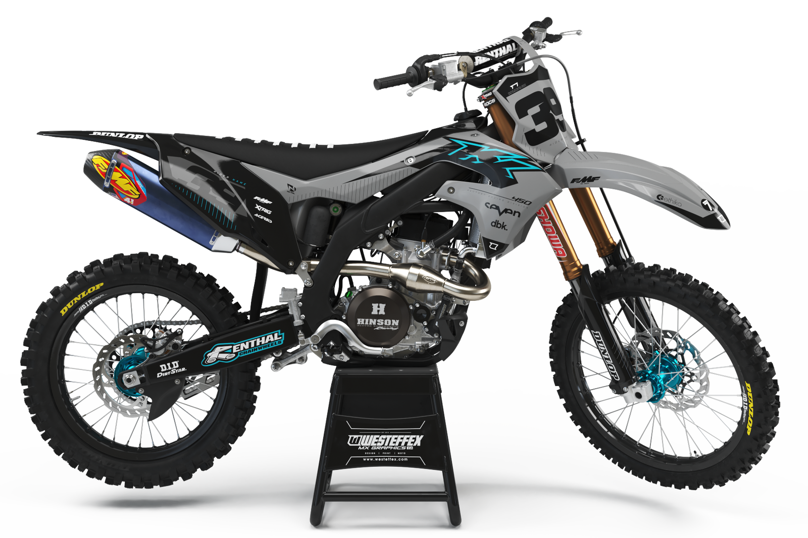 Kawasaki Fraction - Grey - Westeffex