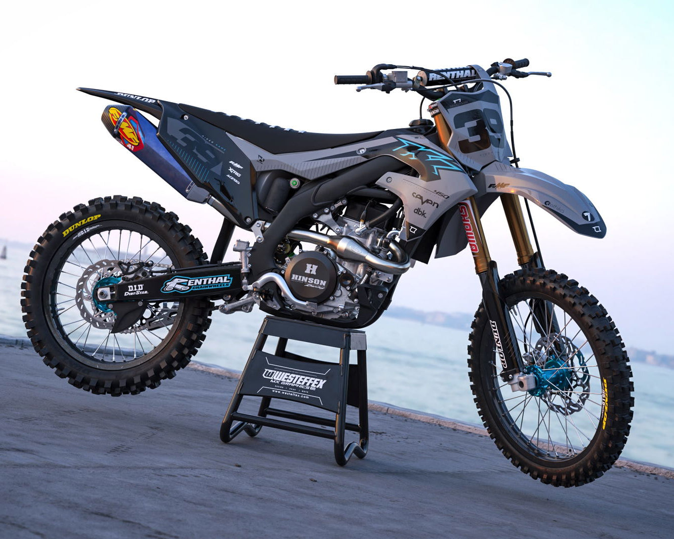 Kawasaki Fraction - Grey - Westeffex