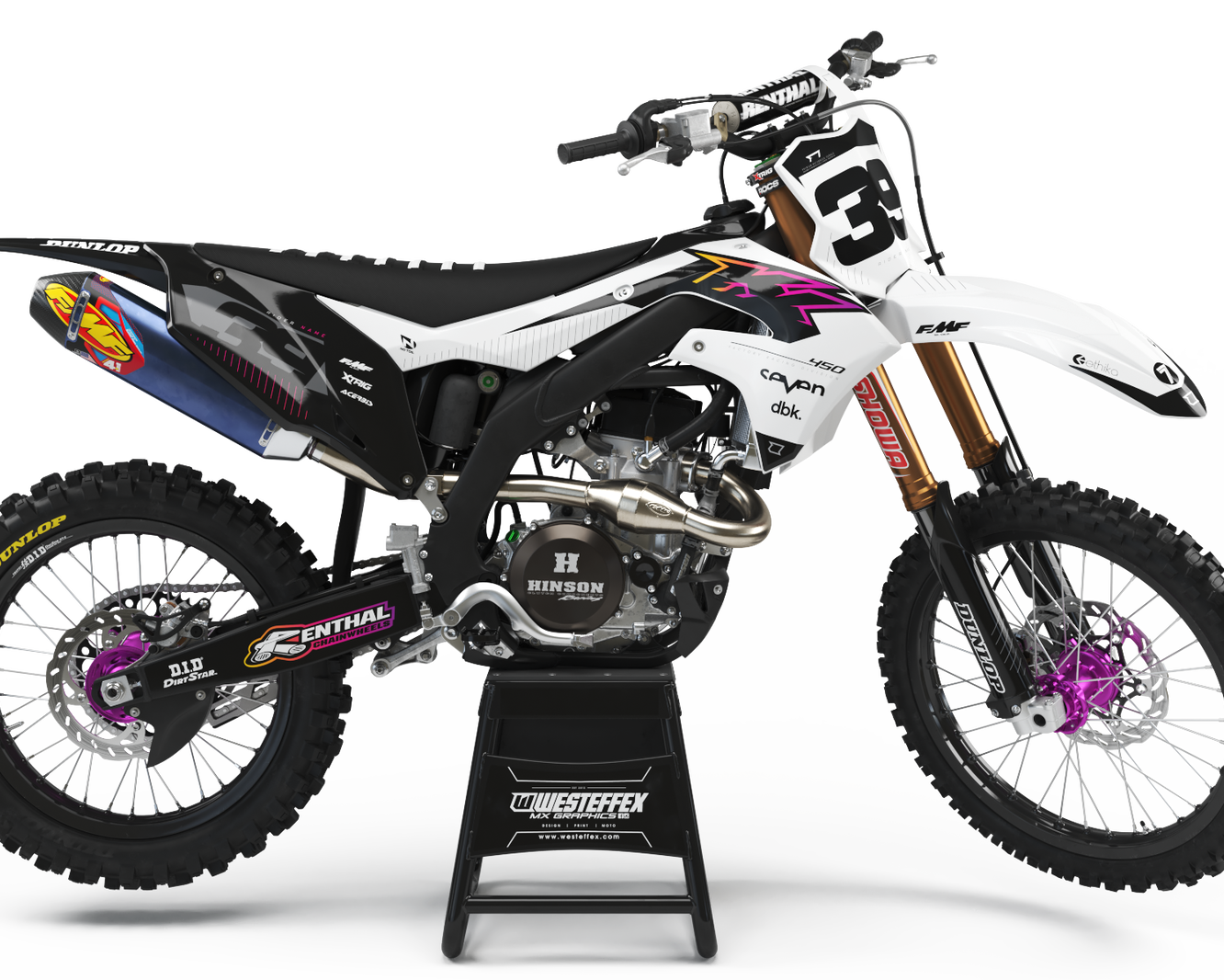 Kawasaki Fraction - White - Westeffex