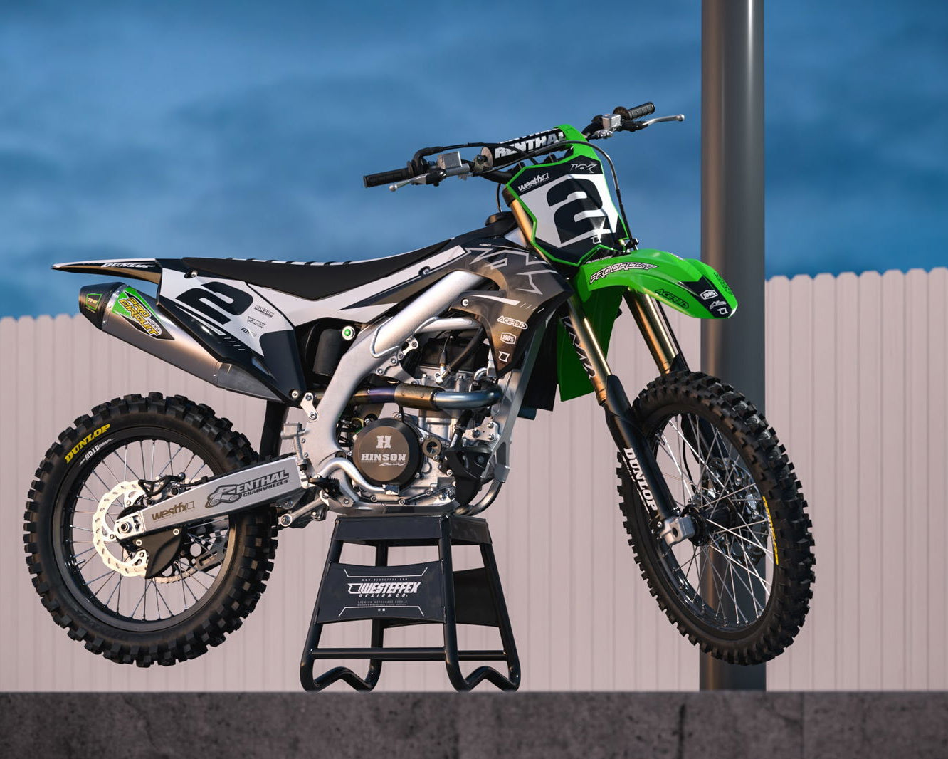 Kawasaki Profile - White - Westeffex