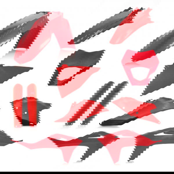 ACERBIS PLASTIC KIT GAS GAS EC ECF 21-23 RED - Westeffex