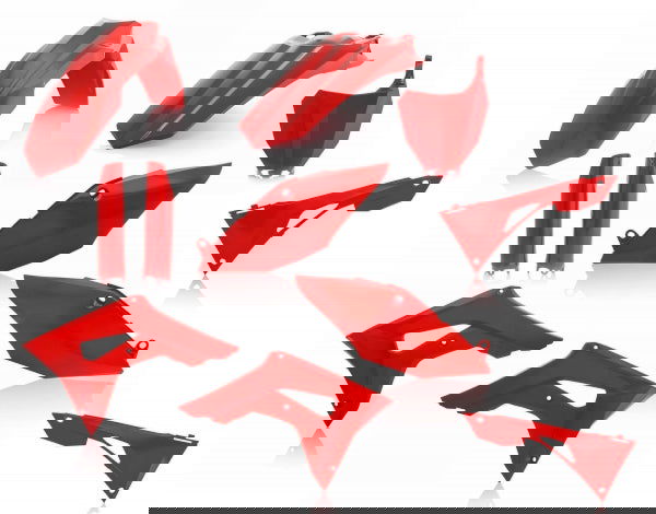 ACERBIS PLASTIC KIT HONDA CRF 250 18 450 17-18 RED - Westeffex