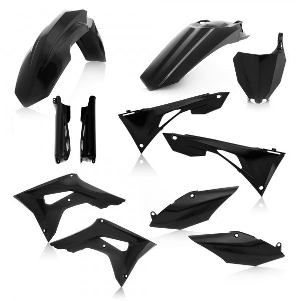 ACERBIS PLASTIC KIT HONDA CRF 250 19-21 450 19-20 BLACK - Westeffex