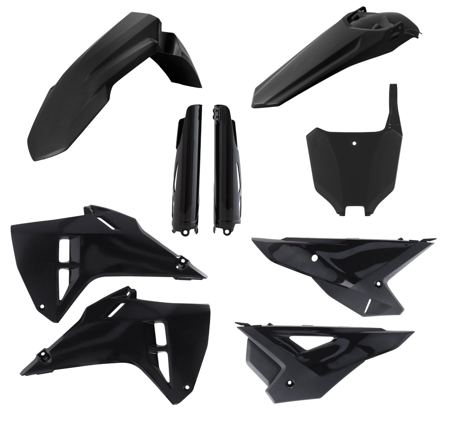 ACERBIS PLASTIC KIT HONDA CRF 250 450 25 BLACK - Westeffex