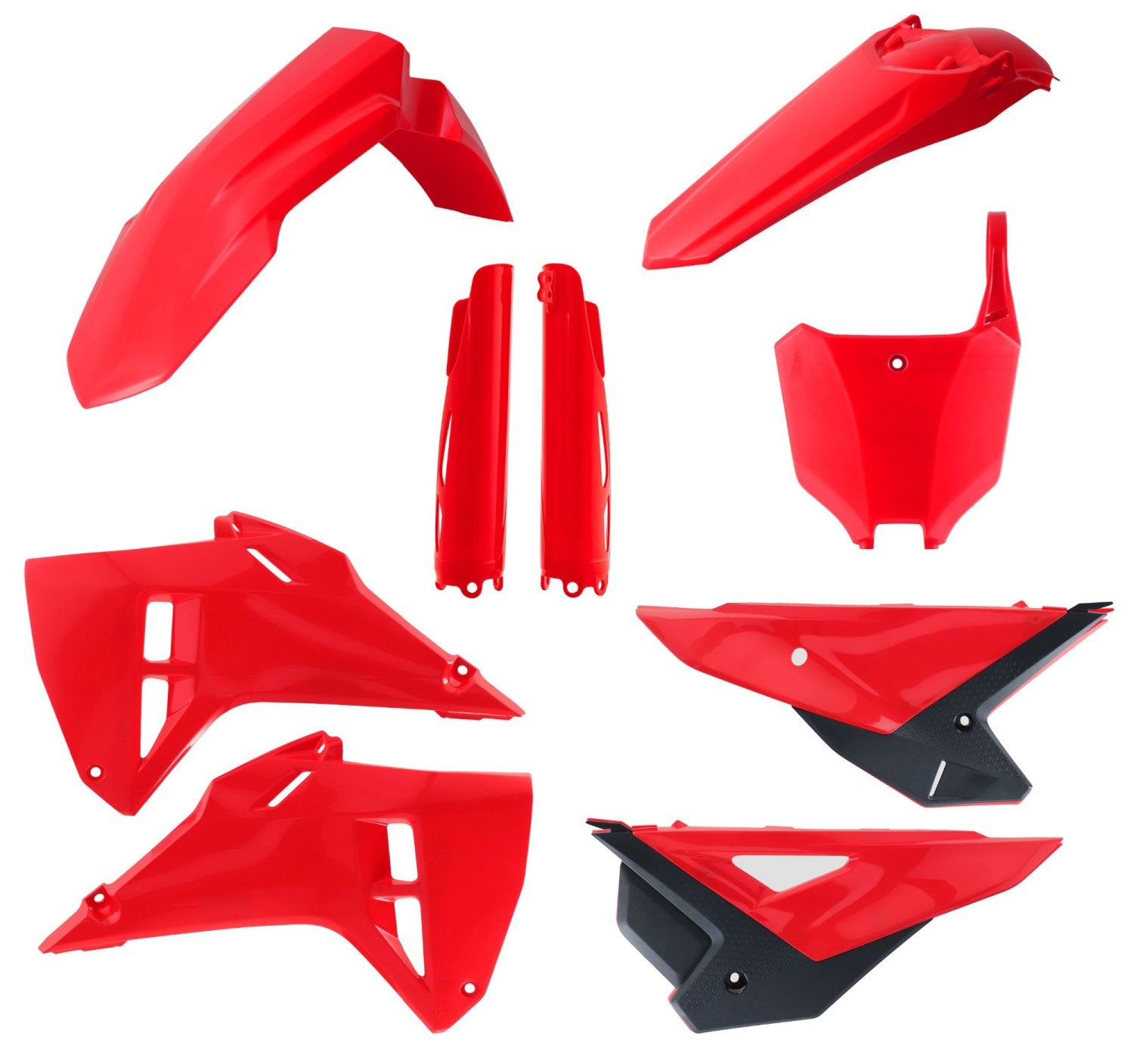 ACERBIS PLASTIC KIT HONDA CRF 250 450 25 RED ORIGINAL - Westeffex