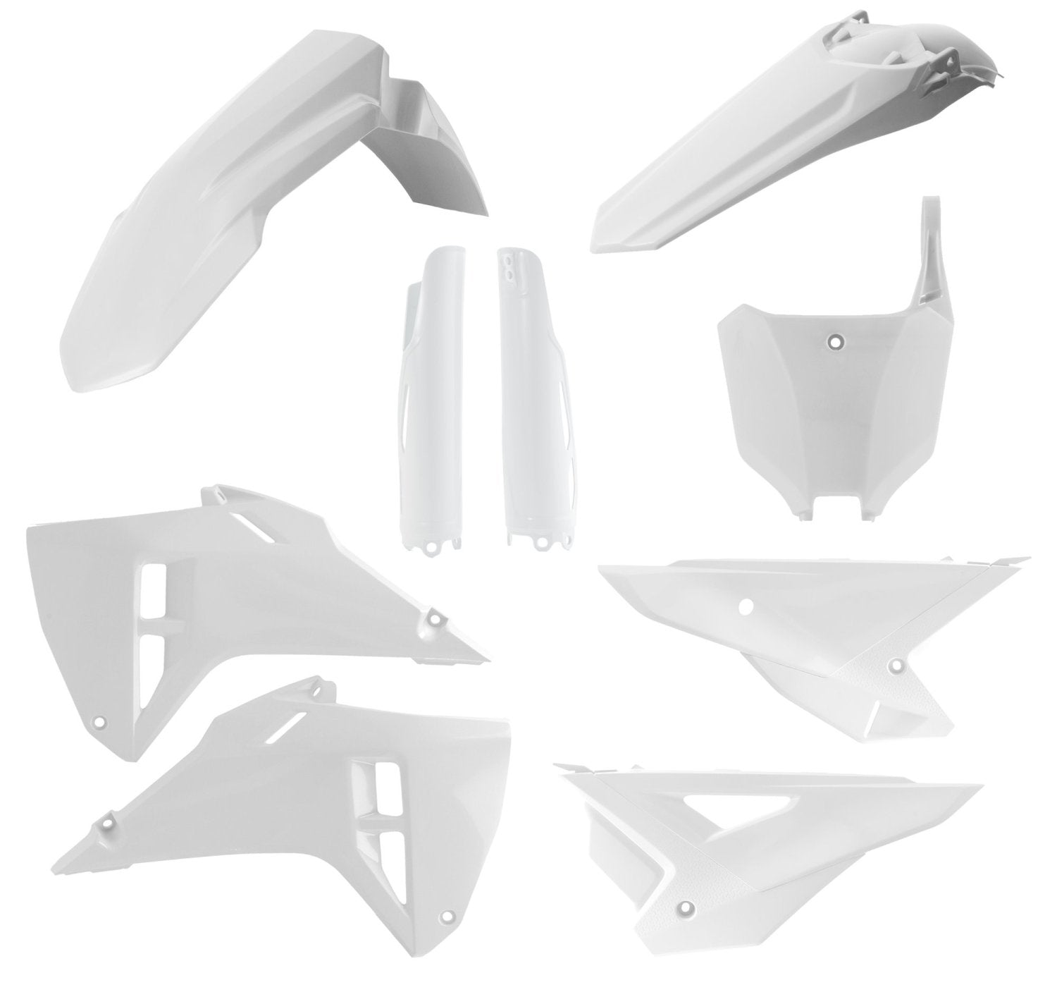 ACERBIS PLASTIC KIT HONDA CRF 250 450 25 WHITE - Westeffex