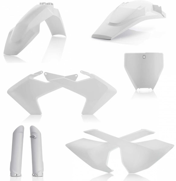 ACERBIS PLASTIC KIT HUSQVARNA TC FC 16-18 WHITE - Westeffex
