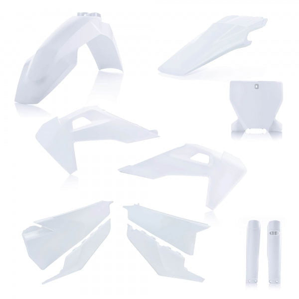 ACERBIS PLASTIC KIT HUSQVARNA TC FC 19-22 WHITE - Westeffex