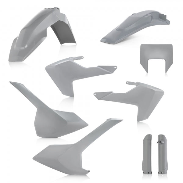 ACERBIS PLASTIC KIT HUSQVARNA TE FE 17-19 GREY - Westeffex