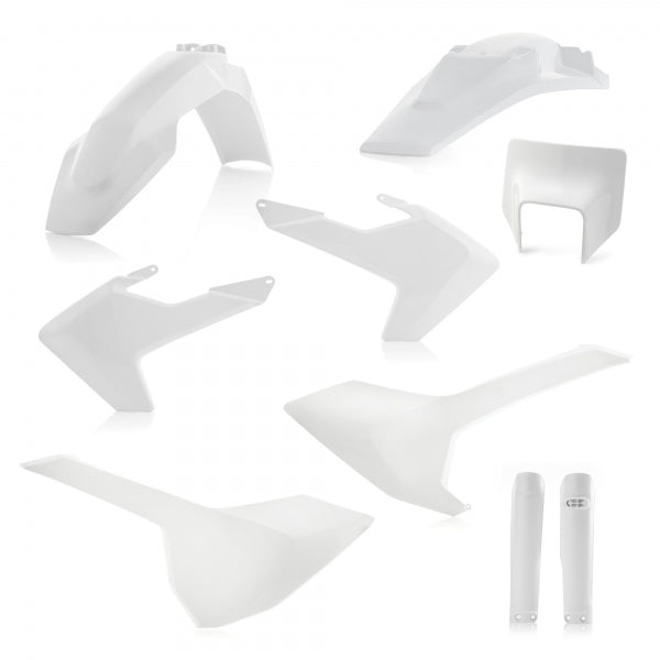 ACERBIS PLASTIC KIT HUSQVARNA TE FE 17-19 WHITE - Westeffex