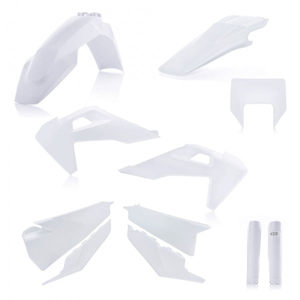 ACERBIS PLASTIC KIT HUSQVARNA TE FE 20-23 WHITE - Westeffex