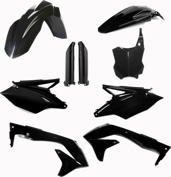 ACERBIS PLASTIC KIT KAWASAKI KXF 450 16-18 BLACK - Westeffex