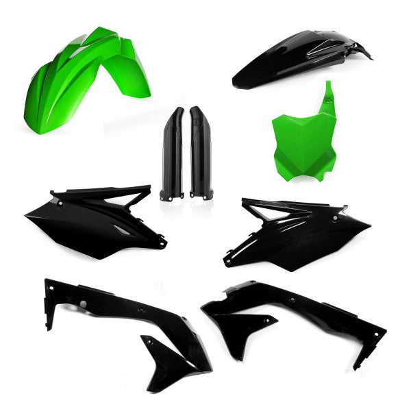 ACERBIS PLASTIC KIT KAWASAKI KXF 450 16-18 GREEN BLACK - Westeffex
