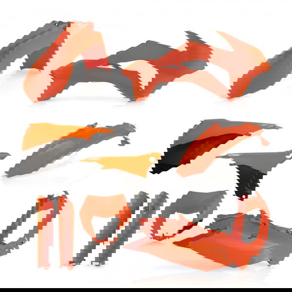 ACERBIS PLASTIC KIT KTM EXC EXCF 14-15 ORANGE - Westeffex