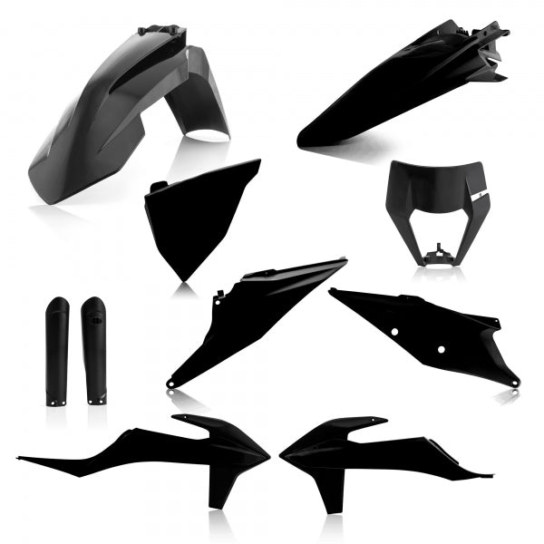 ACERBIS PLASTIC KIT KTM EXC EXCF 20-23 BLACK - Westeffex
