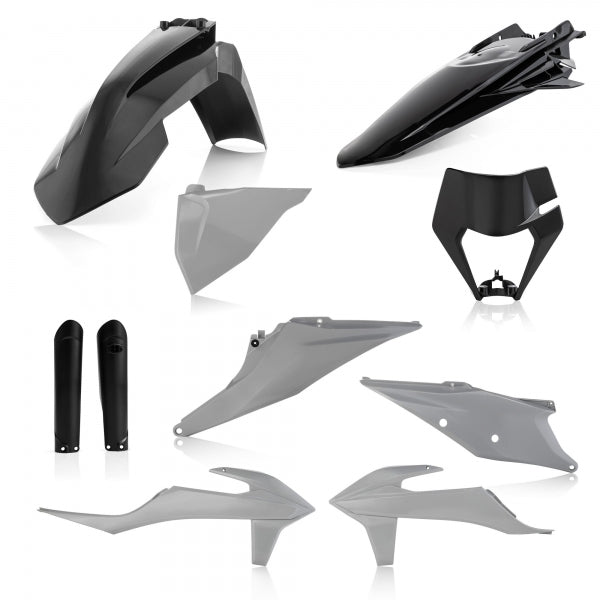 ACERBIS PLASTIC KIT KTM EXC EXCF 20-23 GREY BLACK - Westeffex