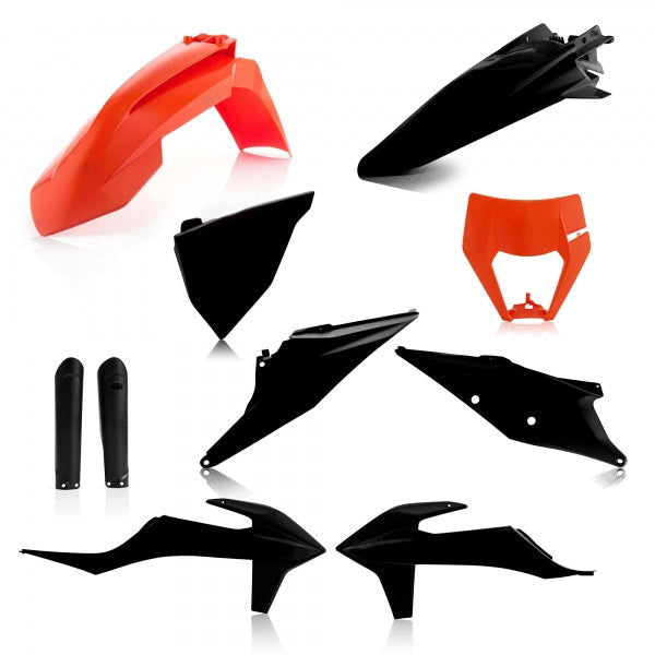 ACERBIS PLASTIC KIT KTM EXC EXCF 20-23 ORANGE BLACK - Westeffex