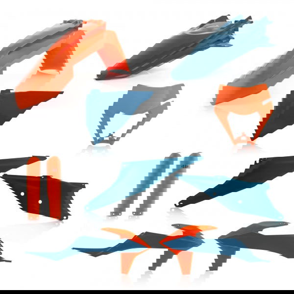 ACERBIS PLASTIC KIT KTM EXC EXCF 20-23 ORANGE BLUE - Westeffex