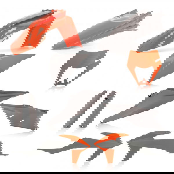 ACERBIS PLASTIC KIT KTM EXC EXCF 20-23 ORANGE GREY - Westeffex