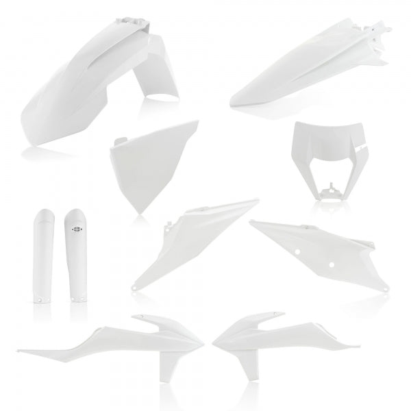 ACERBIS PLASTIC KIT KTM EXC EXCF 20-23 WHITE - Westeffex