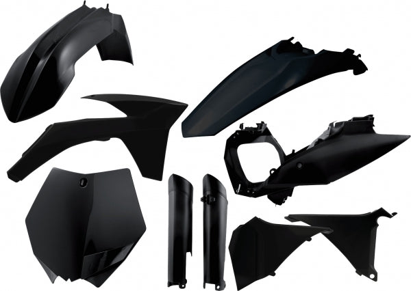 ACERBIS PLASTIC KIT KTM SX 2012 SXF 11-12 BLACK - Westeffex