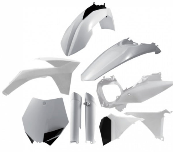 ACERBIS PLASTIC KIT KTM SX 2012 SXF 11-12 WHITE - Westeffex