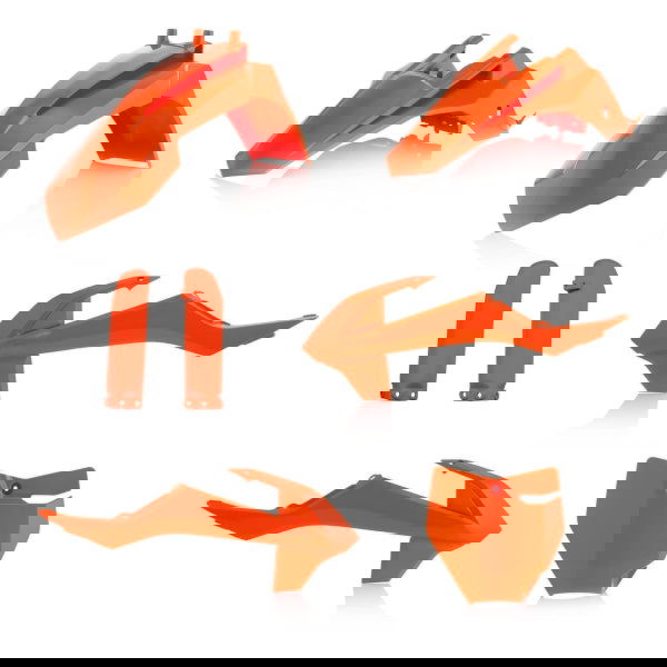 ACERBIS PLASTIC KIT KTM SX 65 16-18 ORANGE - Westeffex