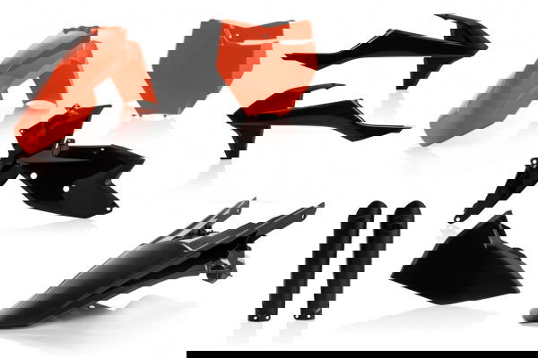 ACERBIS PLASTIC KIT KTM SX SXF 16-18 ORANGE BLACK - Westeffex