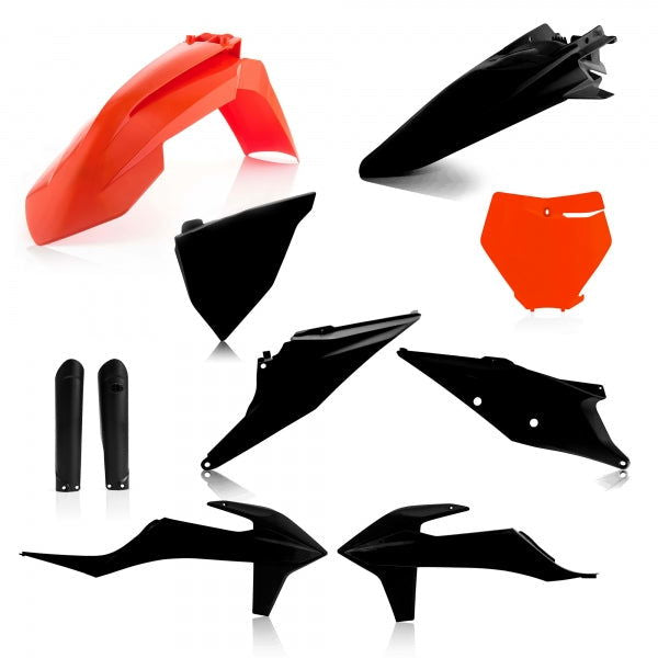 ACERBIS PLASTIC KIT KTM SX SXF 19-22 ORANGE BLACK - Westeffex