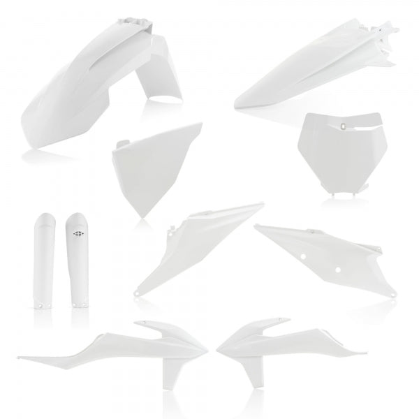 ACERBIS PLASTIC KIT KTM SX SXF 19-22 WHITE - Westeffex