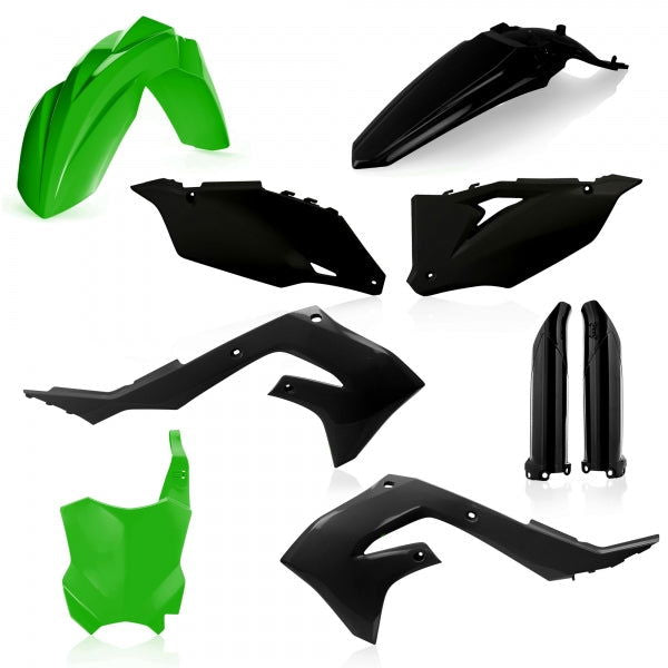 ACERBIS PLASTIC KIT KXF 250 21-24 450 19-23 GREEN BLACK - Westeffex