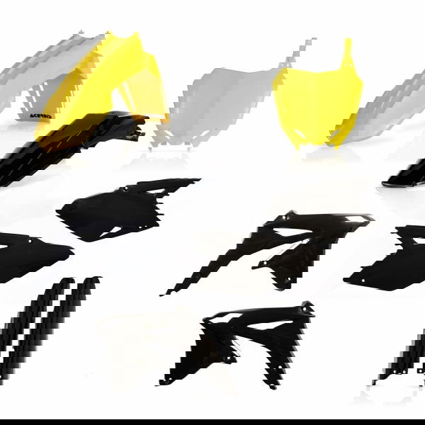 ACERBIS PLASTIC KIT SUZUKI RMZ 450 08-17 YELLOW BLACK - Westeffex