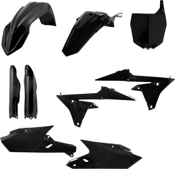 ACERBIS PLASTIC KIT YAMAHA YZF 250 14-18 450 14-17 BLACK - Westeffex