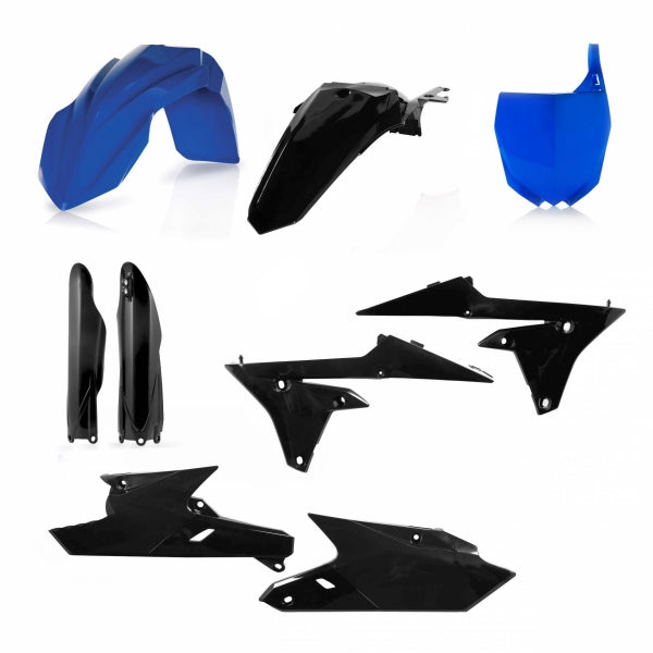 ACERBIS PLASTIC KIT YAMAHA YZF 250 14-18 450 14-17 BLUE BLACK - Westeffex