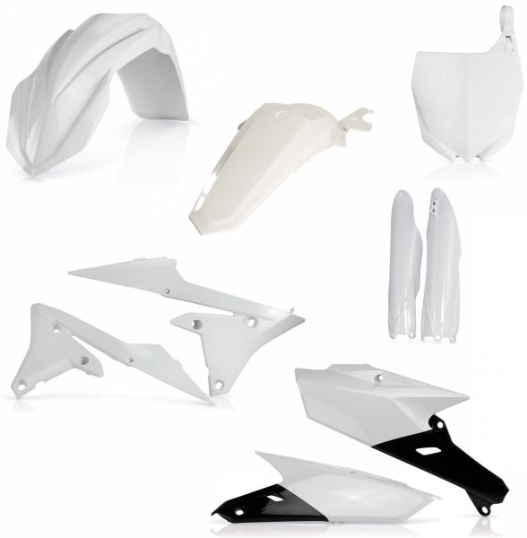 ACERBIS PLASTIC KIT YAMAHA YZF 250 14-18 450 14-17 WHITE - Westeffex