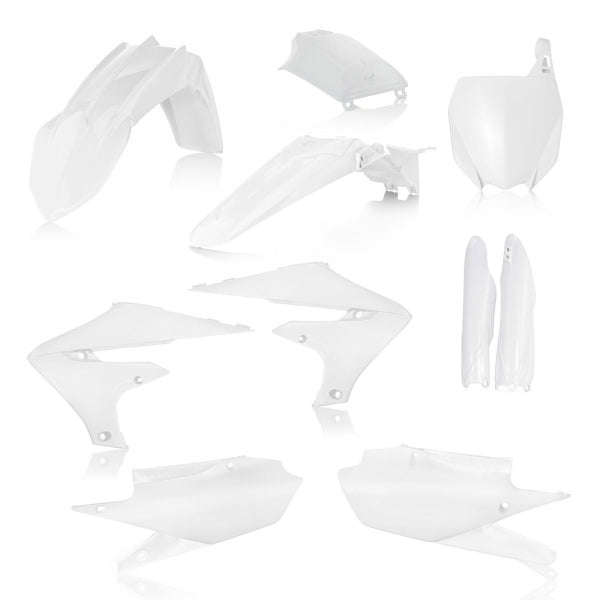 ACERBIS PLASTIC KIT YZF 250 19-22 450 18-22 WHITE - Westeffex