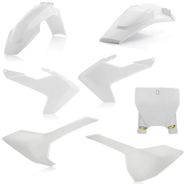 CYCRA PLASTIC KIT HUSQVARNA TC FC 16-18 WHITE - Westeffex