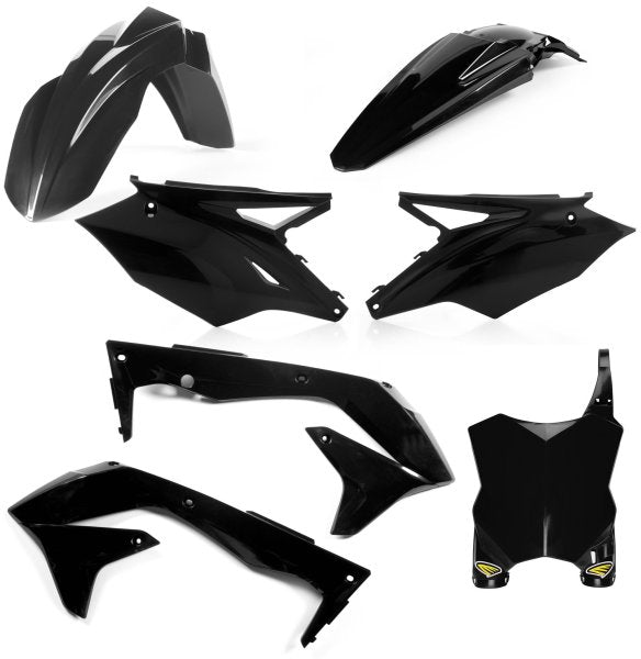 CYCRA PLASTIC KIT KAWASAKI KXF 450 16-18 BLACK - Westeffex