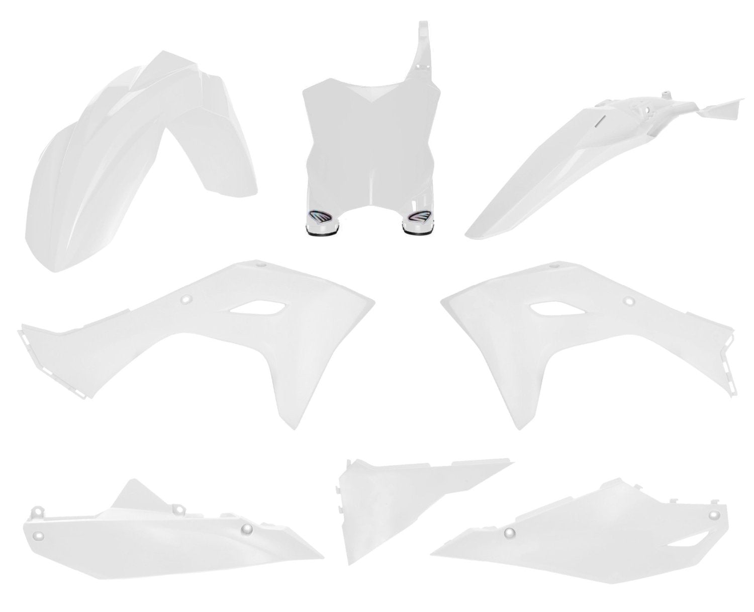 CYCRA PLASTIC KIT KAWASAKI KXF 450 24 WHITE - Westeffex